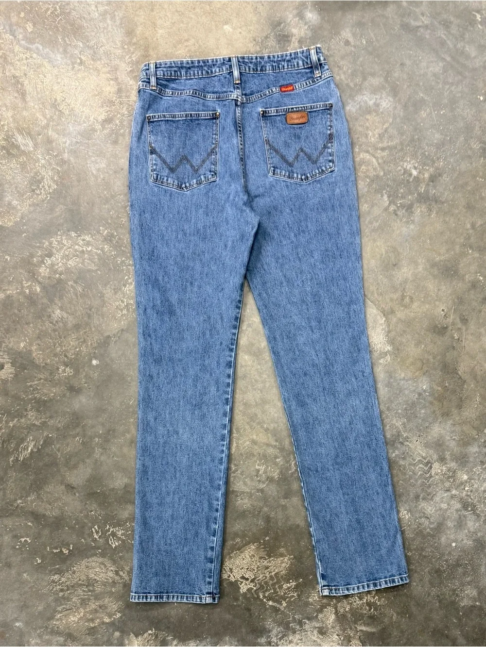 Y2K Wrangler Western High Rise Straight Leg Jeans 30x33